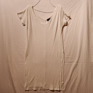 Urban Outfitters Sz M Sheer White Cover Up Tunic Dress Resortwear Beach Swimwear